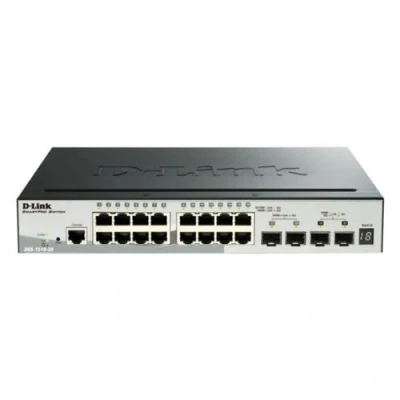 Image de D Link DGS 1510 52XMP Commutateur C3 intelligent 48 x 10/100/1000 (PoE+) + 4 10 Gigabit SFP+ de bureau, Montable sur rack PoE+ (370 W)