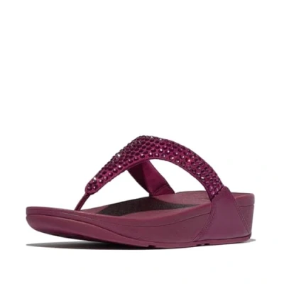 Afbeelding van FitFlop Lulu Maxi Crystal Toe Post Sandals Maat 41