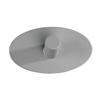 Afbeelding van Wenko Wandhaak Zelfklevend Piceno 3,6 X 6,5 2,8 Cm Rvs Grijs
