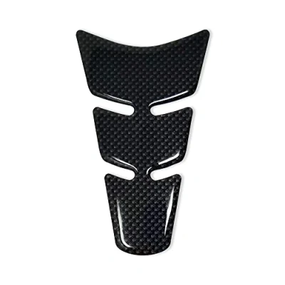 Afbeelding van 4R Quattroerre.it Tankbescherming 3D zelfklevend voor Mini Slim motorfietsen, carbon, 13 x 8,5 cm