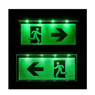 Afbeelding van Noodverlichting, nooduitgang, nooduitgang licht, pijl naar links/rechts