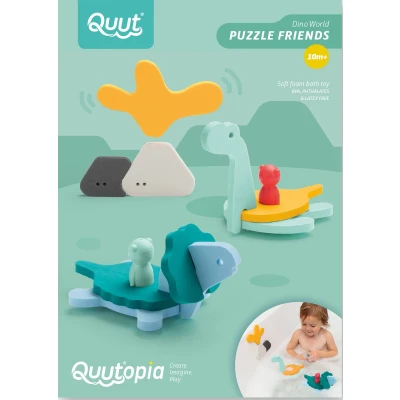 Afbeelding van Quut badpuzzel dino wereld 12 delig