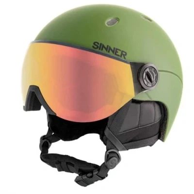 Afbeelding van Titan Visor Skihelm Moss Green Red 300 M Groen Skihelmen