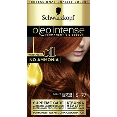 Afbeelding van Schwarzkopf Oleo Intense Permanente haarverf, lichtbruin 5 77, 170 g