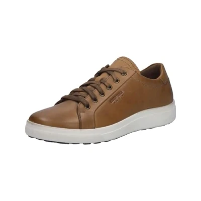 Afbeelding van Josef Seibel Sneakers laag, Heren, Maat: 42, Cognac Leer