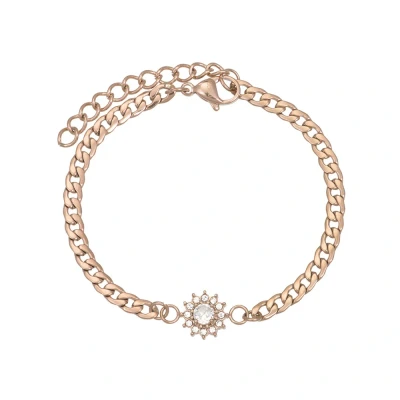 Afbeelding van Small Lucia Crystal iXXXi Armband Rosé