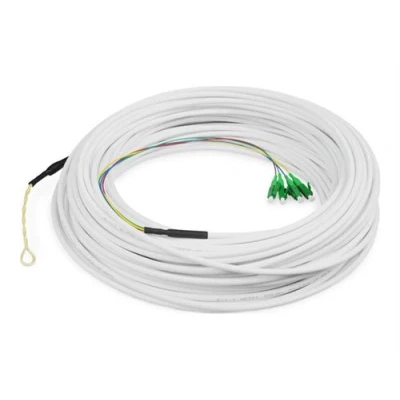 Image de DIGITUS câble réseau mode unique LC/APC (M) 30 m 4 mm fibre optique 9 / 125 micromètres G.657.A2/OS2 sans halogène, de chute blanc