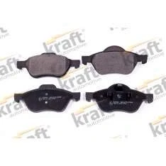 Afbeelding van KRAFT 6005290 Remblokkenset Vooras RENAULT: LAGUNA 3 Grandtour, CLIO 3, SCENIC 2