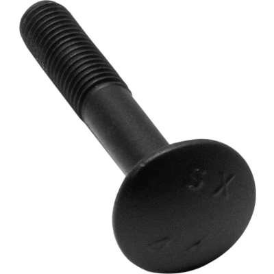 Afbeelding van Blackline slotbout DIN603 M8x 50 zwart gecoat 25 stuks