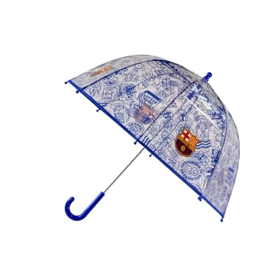 Afbeelding van FC BARCELONA Paraplu Umbrella 48cm Tranparant Manual