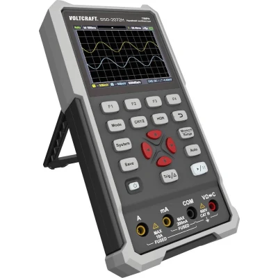 Afbeelding van VOLTCRAFT DSO 2072H Handoscilloscoop 70 MHz 2 kanaals 250 MSa/s 8 kpts Bit Handapparaat 1 stuk(s)