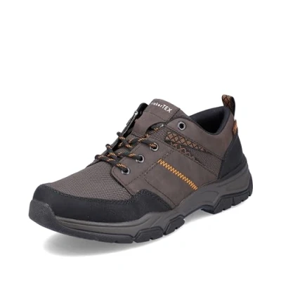 Afbeelding van Rieker 31212 Lage schoenen met veters voor heren, Bruin