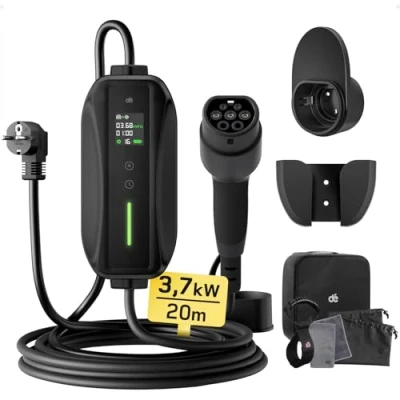 Afbeelding van dé Schuko 3 kW 20 m EV oplader