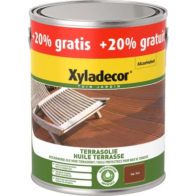 Afbeelding van Xyladecor terrasolie teak 3l