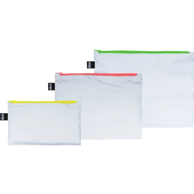 Afbeelding van LOQI Zip Pockets Neon Green, Dark Orange, Yellow Reflective