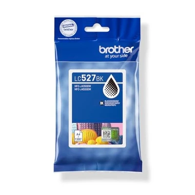 Afbeelding van Brother LC527BK Zwart origineel kussenverpakking inktcartridge voor MFC J4350DW, J4550DW