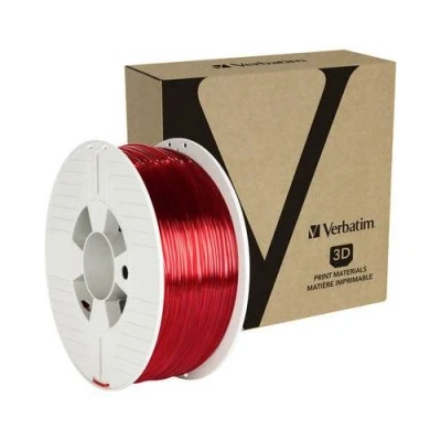 Image de Verbatim Rouge transparent 1 kg filament PETG (3D)