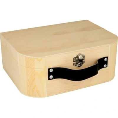 Image de Artemio valise en bois a décorer 23*17*9 cm