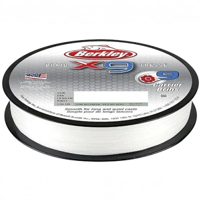Afbeelding van Berkley x9 Gevlochten lijn Crystal 2000m 0.12mm (12.1kg)