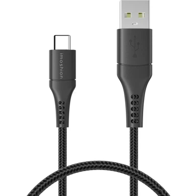 Afbeelding van imoshion Braided USB C naar kabel 0,5 meter Zwart