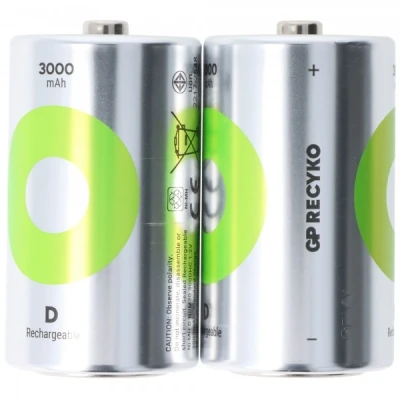 Afbeelding van D Mono batterij GP NiMH 5700 mAh ReCyko 1.2V 2 stuks