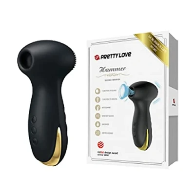 Afbeelding van Pleasure Hammer Luchtdruk vibrator zuigt aan je clitoris
