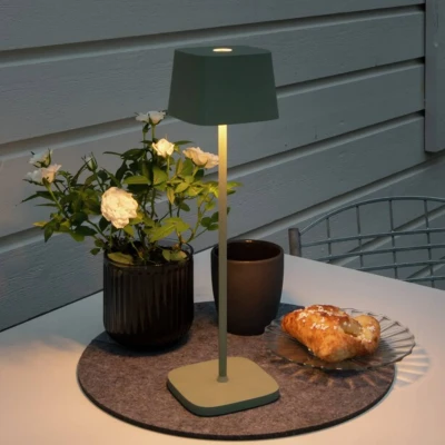 Afbeelding van Draadloze tafellamp Capri groen 7814 630