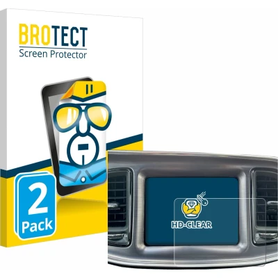 Afbeelding van BROTECT Screenprotector voor Dodge Challenger Uconnect 8.4&quot; 2015 2022 Folie Beschermfolie transparant (2 Stuks)