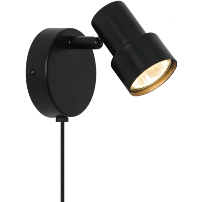 Afbeelding van Nordlux Boston Wandlamp GU10 Zwart