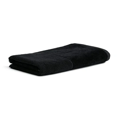 Afbeelding van MÖVE Bamboo Luxe badhanddoek 80 x 150 cm, Made in Germany, 60% katoen / 40% viscose van bamboepulp, zwart (zwart)