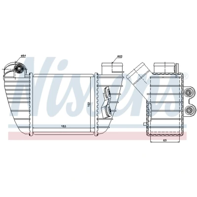 Afbeelding van Nissens Interkoeler 96682