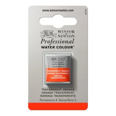 Afbeelding van Winsor &amp; Newton Professionele aquarelverf Aquarelverf, Hoogglans, Lichtbestendig, Archiefkwaliteit, Halve emmer, Transparante oranje kleur
