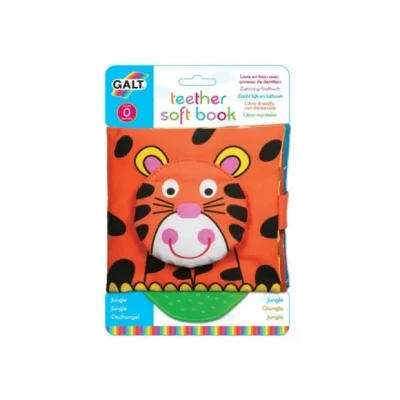 Afbeelding van Galt First Years Teether Soft Book Jungle