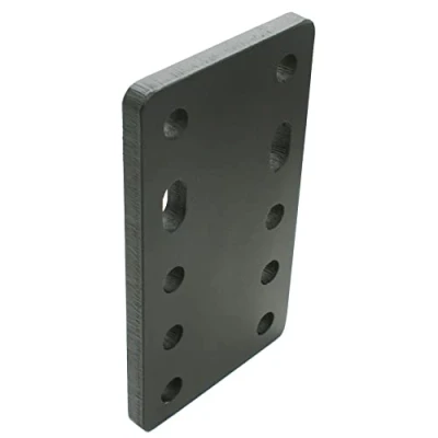 Afbeelding van Universele adapterplaat voor hoogteverstelling 5 x 90 cm van de trekhaak 2 gaten mm AHK Bock flens (5 45 zonder schroevenset, Bock)