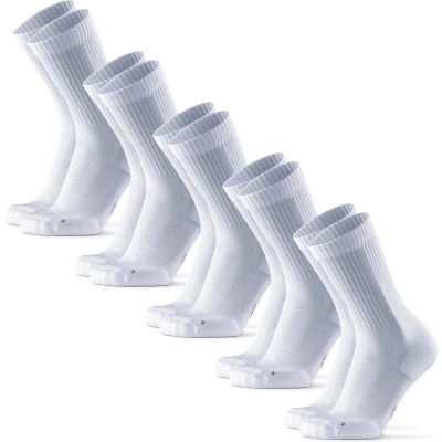 Afbeelding van Danish Endurance LONG Distance 5 PACK Sportsokken, Maat: 39 42, White