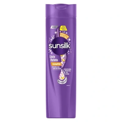Afbeelding van Sunsilk, Perfecte gladde 2 in 1 shampoo, shampoo en conditioner voor glad, zijdezacht haar, Active Fusion formule met arganolie, zijdeproteïne biotine, 400 ml