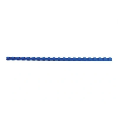 Afbeelding van Bindrug GBC 8mm 21rings A4 blauw 100stuks