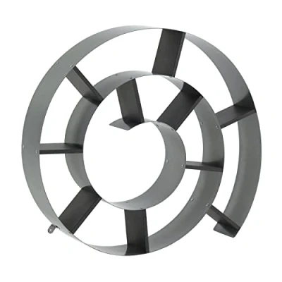 Afbeelding van Wandkast Snail cd rek voor 150 cd&#039;s Zilver Kare Design