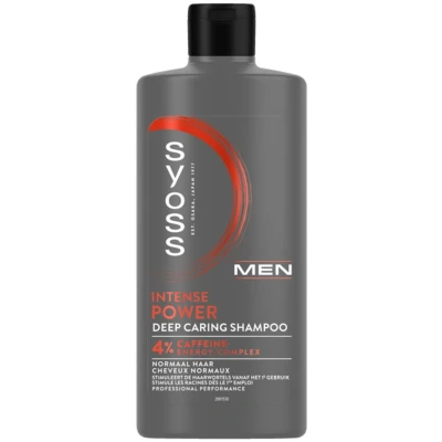 Afbeelding van Syoss Men Intense Power Deep Caring Shampoo 4% Caffeine Energy