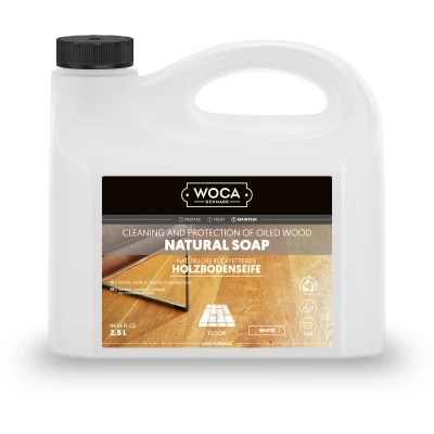 Afbeelding van Woca Houten Vloer Zeep Wit 2,5L