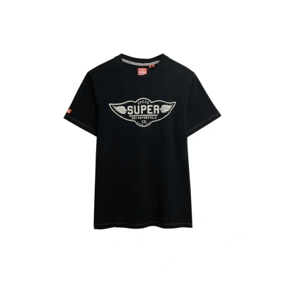Afbeelding van Superdry AUTO LOGO Tshirt print, Heren, Maat: XXL, Jet black