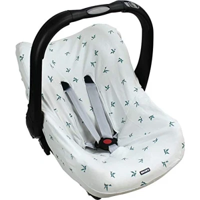 Afbeelding van Dooky Seat Cover 0+ Autostoel hoes Origami swallow Grey Jade