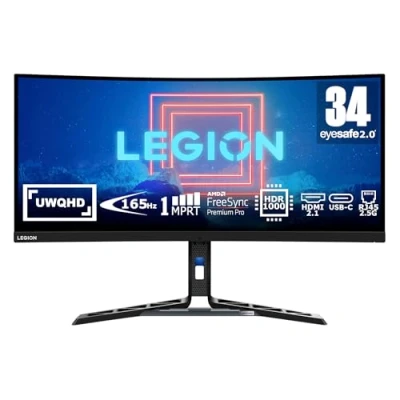 Afbeelding van Lenovo Legion Y34wz 30, 86,4 cm (34&quot;), 3440 x 1440 Pixels, Wide Quad HD, LED, Zwart
