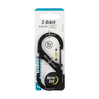 Afbeelding van Nite Ize S Biner Karabijnhaak Slidelock Zwart #4