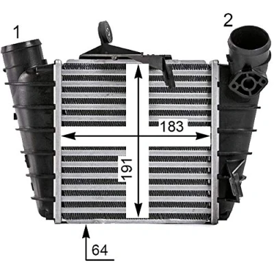 Afbeelding van Mahle Original Interkoeler CI 530 000P