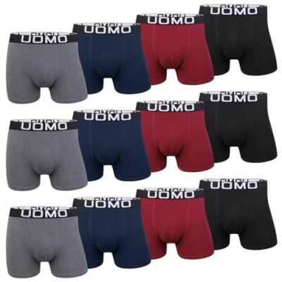 Afbeelding van L&amp;K 1117 Retro boxershorts van katoen, effen Classic 117, 8 stuks, Set 12 4