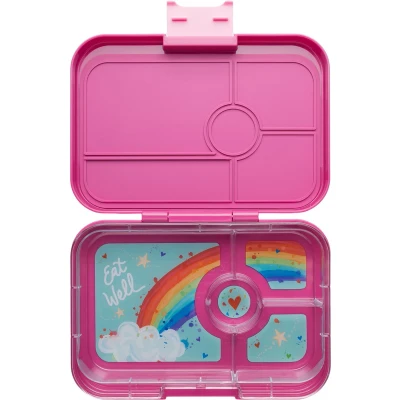 Afbeelding van Yumbox Tapas XL Bentobox 4 vakken 24x17,5x4,5cm Malibu Purple/Rainbow Tray