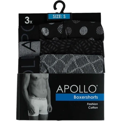 Afbeelding van Onderbroek Heren Multi Black 3 pack 990 L Zwart Sportondergoed