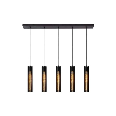Afbeelding van Lucide LIONEL Hanglamp 5xE27 Zwart