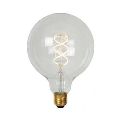 Afbeelding van Lucide G125 Filament lamp Ø 12,5 cm LED Dimb. Dim to warm E27 1x4,9W 2700K Transparant